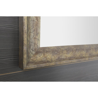 MANTILA zrcadlo v dřevěném rámu 860x1560mm, antik NL741