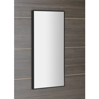 AROWANA zrcadlo v rámu 350x900mm, černá mat AWB3590