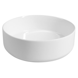 INFINITY ROUND keramické umyvadlo na desku, průměr 36cm, bílá 10NF65036