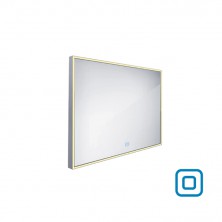 Nimco Série 13000 ZP 13019V LED zrcadlo 900x700 s dotykovým senzorem rám hliníkový