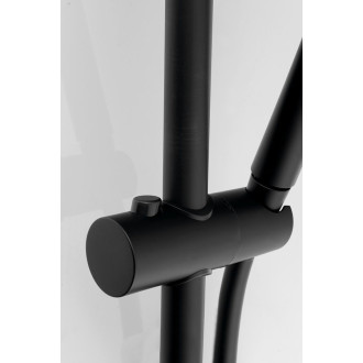 Sprchová souprava, posuvný držák 700mm, hadice 1500mm, černá mat SC515