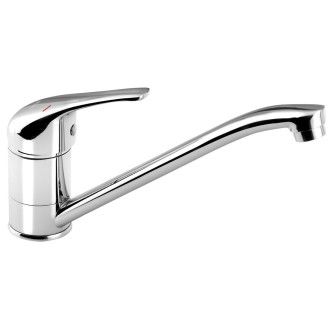 HOFFER stojánková dřezová baterie, 221mm, otočné ramínko, chrom 424.050.1