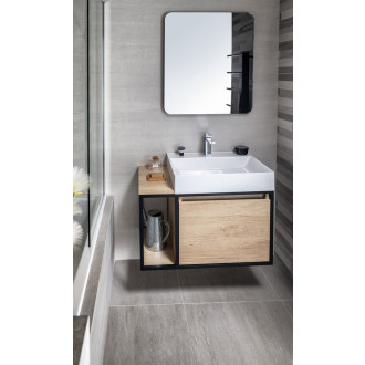 SENFINECO zrcadlo s LED osvětlením 65x79cm, 3D efekt SF115