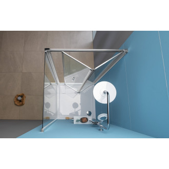 EASY čtvercový sprchový kout 900x900mm, skládací dveře, L/P, čiré sklo EL1990EL3315
