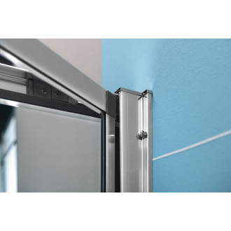 EASY čtvercový sprchový kout 900x900mm, skládací dveře, L/P, čiré sklo EL1990EL3315