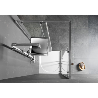 SIGMA SIMPLY obdélníkový sprchový kout 1000x900 mm, L/P, rohový, sklo Brick GS2410GS2490