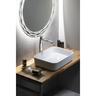 INFINITY RECTANGLE keramické umyvadlo na desku, 50x36cm, bílá 10NF65050