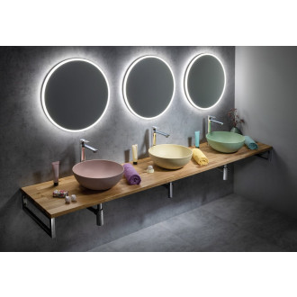 VISO kulaté zrcadlo s LED osvětlením ? 60cm VS060