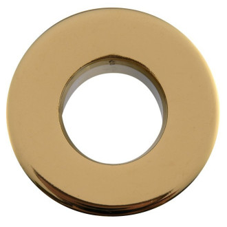 Kovová krytka přepadu umyvadla, 30 mm, zlato AR912 AR912