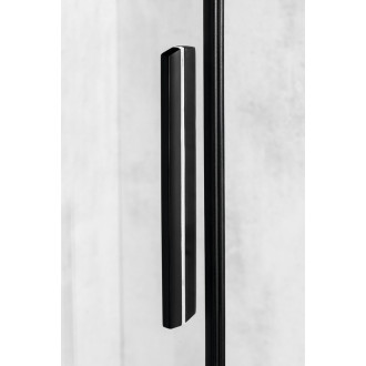ALTIS BLACK posuvné dveře 1370-1410mm, výška 2000mm, čiré sklo AL4112B