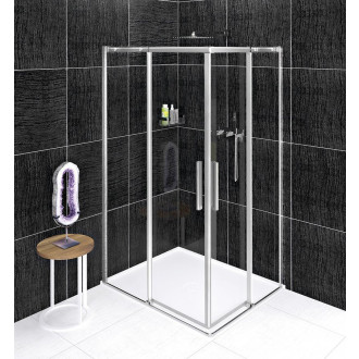 ALTIS obdélníkový sprchový kout 1000x900, L/P varianta, rohový, čiré sklo AL1510CAL1590C