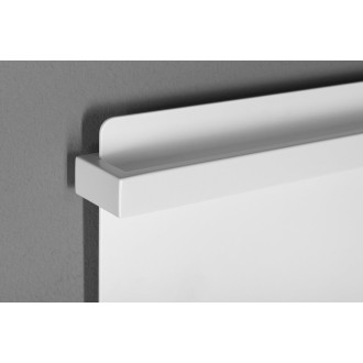 ELMIS elektrický sušák ručníků 400x800 mm, 120 W, hliník, bílá mat EB420