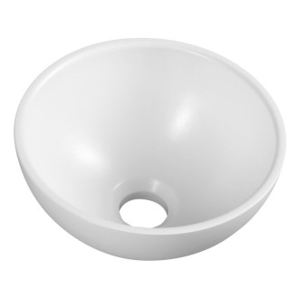 MINOR umývátko na desku, litý mramor, ? 26cm, bílá MR260