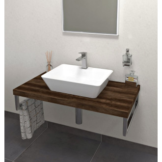 AVICE deska 100x50cm, dub tmavý AV1011