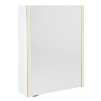 ALIX galerka s LED osvětlením 56x70x17,5cm, levá/pravá, bílá AX156-0030