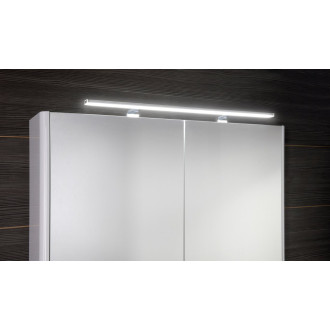 LUCIE galerka s LED osvětlením, 106x70x17cm, bílá LU105-0030