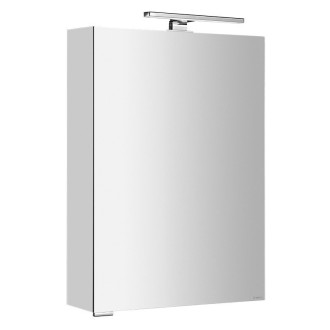 MIRRÓ galerka s LED osvětlením, 50x70x16cm, levá/pravá, bílá MC050-0030
