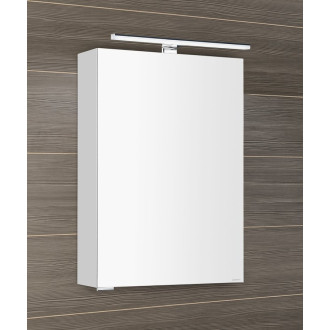 MIRRÓ galerka s LED osvětlením, 50x70x16cm, levá/pravá, bílá MC050-0030