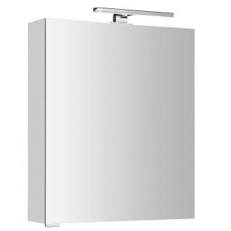 MIRRÓ galerka s LED osvětlením, 60x70x16cm, levá/pravá, bílá MC060-0030