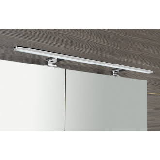 MIRRÓ galerka s LED osvětlením, 90x70x16cm, bílá MC090-0030