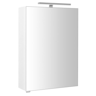 RIWA galerka s LED osvětlením, 50x70x17cm, bílá lesk RIW050-0030