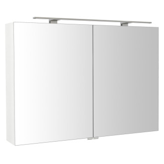 RIWA galerka s LED osvětlením, 101x70x17cm, bílá lesk RIW100-0030