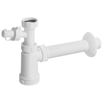 Umyvadlový sifon s odbočkou 5/4", DN40, bílá 151.110.0