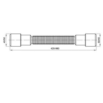 Flexi dopojení 50/40-40/50 151.177.0