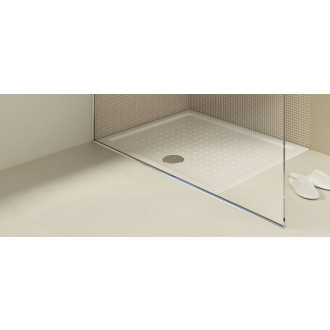 Keramická sprchová vanička, obdélník 100x80x4,5cm, bílá ExtraGlaze 438511