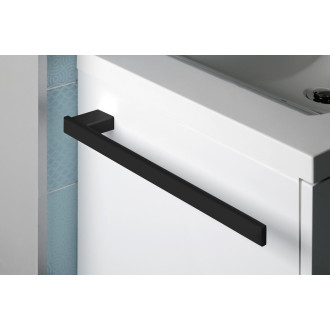 BELLA držák ručníků 400x25 mm, černá mat FA311B