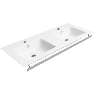 PURA čelní držák ručníků 120cm, chrom PAPRDB120
