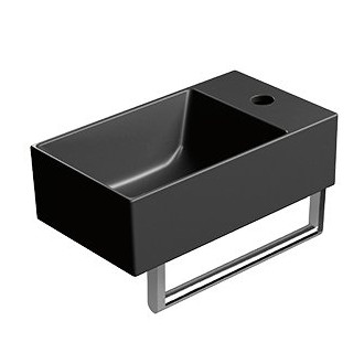 KUBE X držák ručníků 40cm, pro umyvadlo 9484, chrom PAKUBEX40