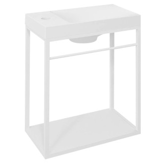 CREST konzole s policí, 39,5x45x21,7cm, bílá mat AR502