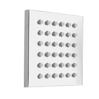 Pevná nástěnná sprška hranatá, chrom AQ216