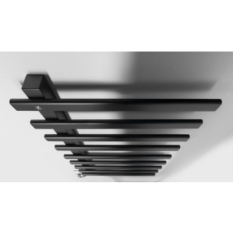 ELCOR elektrický sušák ručníků 480x920x50 mm, 128 W, černá mat EB460