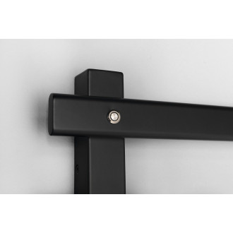 ELCOR elektrický sušák ručníků 480x920x50 mm, 128 W, černá mat EB460