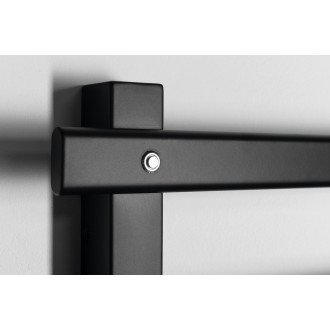 ELCOR elektrický sušák ručníků 480x520x50 mm, 63 W, černá mat EB530