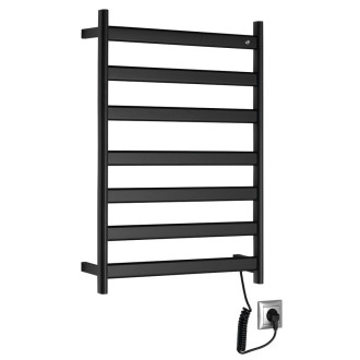 ELIAS elektrický sušák ručníků 490x730x110 mm, 105 W, černá mat EB550