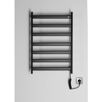 ELIAS elektrický sušák ručníků 490x730x110 mm, 105 W, černá mat EB550