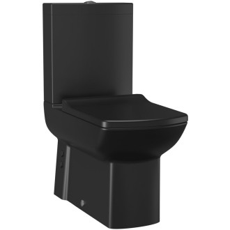 LARA WC sedátko, SLIM, Soft Close, černá mat KC1603.01