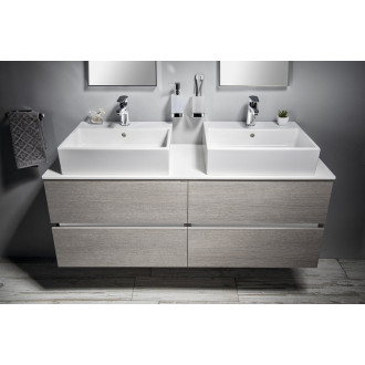 Deska Rockstone 1350x12x440mm, bílá mat DTR135-0101