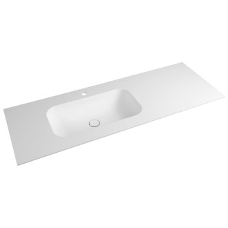 ARUBA umyvadlo, Rockstone, 160x51,5cm, levé, bílá mat AR160-B1L