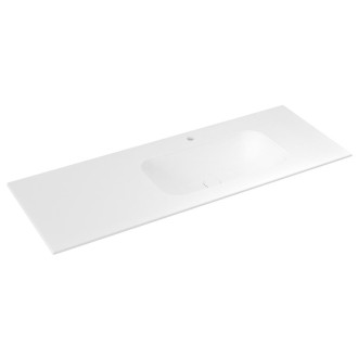 ARUBA umyvadlo, Rockstone, 160x51,5cm, pravé, bílá mat AR160-B1R
