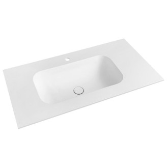 TREOS umyvadlo 76,6x51,3 cm, rockstone, bílá mat TS077-0101