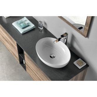 TREOS pracovní deska 1716x513 mm, rockstone, bílá mat TX172-0101