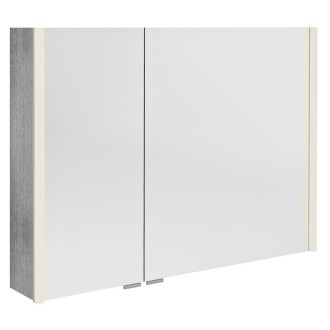 ALIX galerka s LED osvětlením 96x70x17,5cm, dub stříbrný AX196-0011