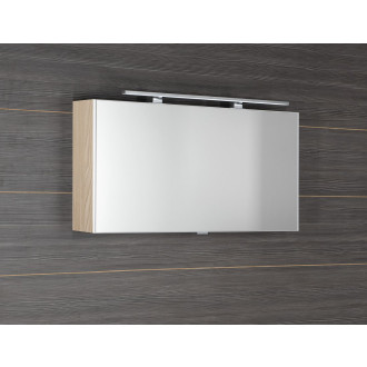 CLOE galerka s LED osvětlením 100x50x18cm, jilm bardini CE100-0013