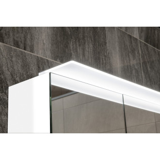 LINEX galerka s LED osvětlením, 60x70x15cm, levá/pravá, dub stříbrný LX060-0011