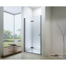 MEXEN LIMA sprchové dveře zalamovací 110x190 cm 6mm, černá-čiré 856-110-000-70-00