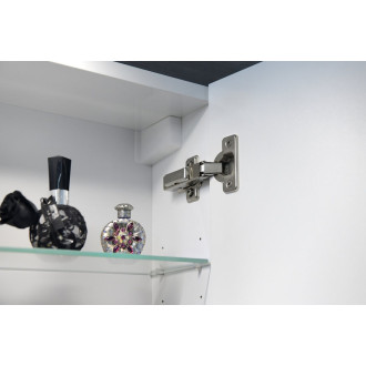 RIWA galerka s LED osvětlením, 50x70x17cm, dub stříbrný RIW050-0011